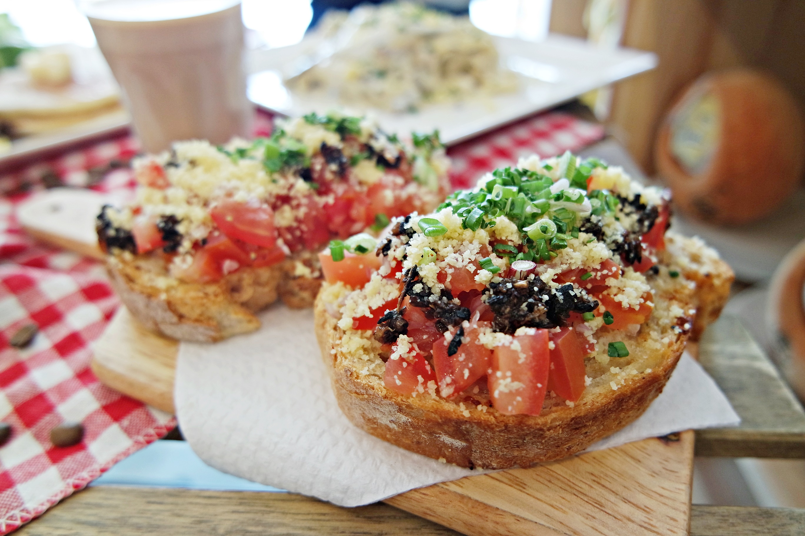 Garlic Mushroom Bruschetta