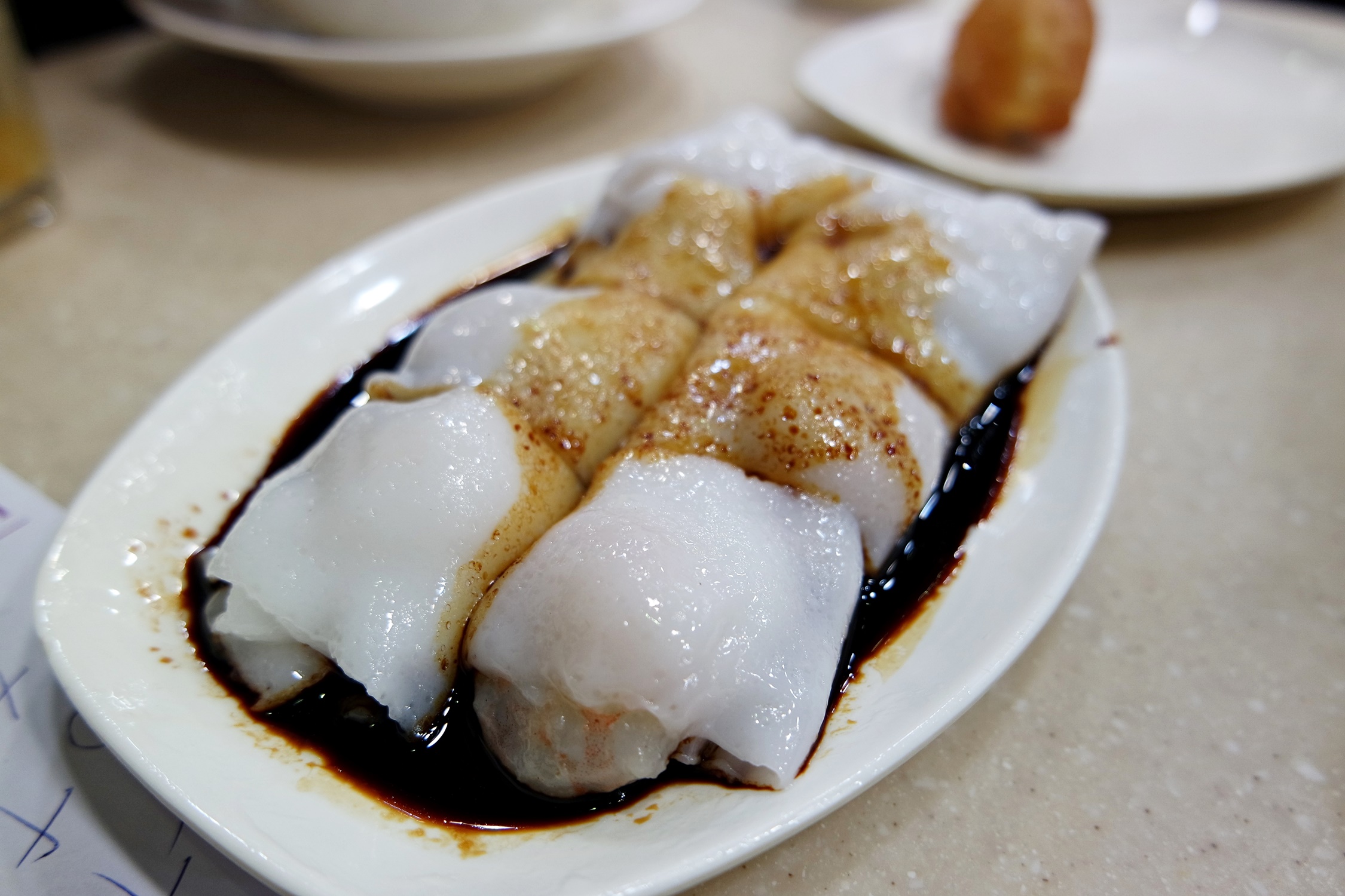 Prawn Chee Cheong Fun Hung Lee restaurant at Tsim Sha Tsui