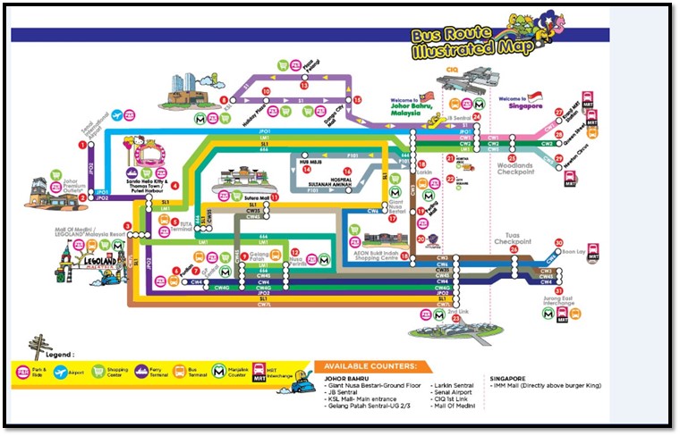 Causeway Link Bus Map