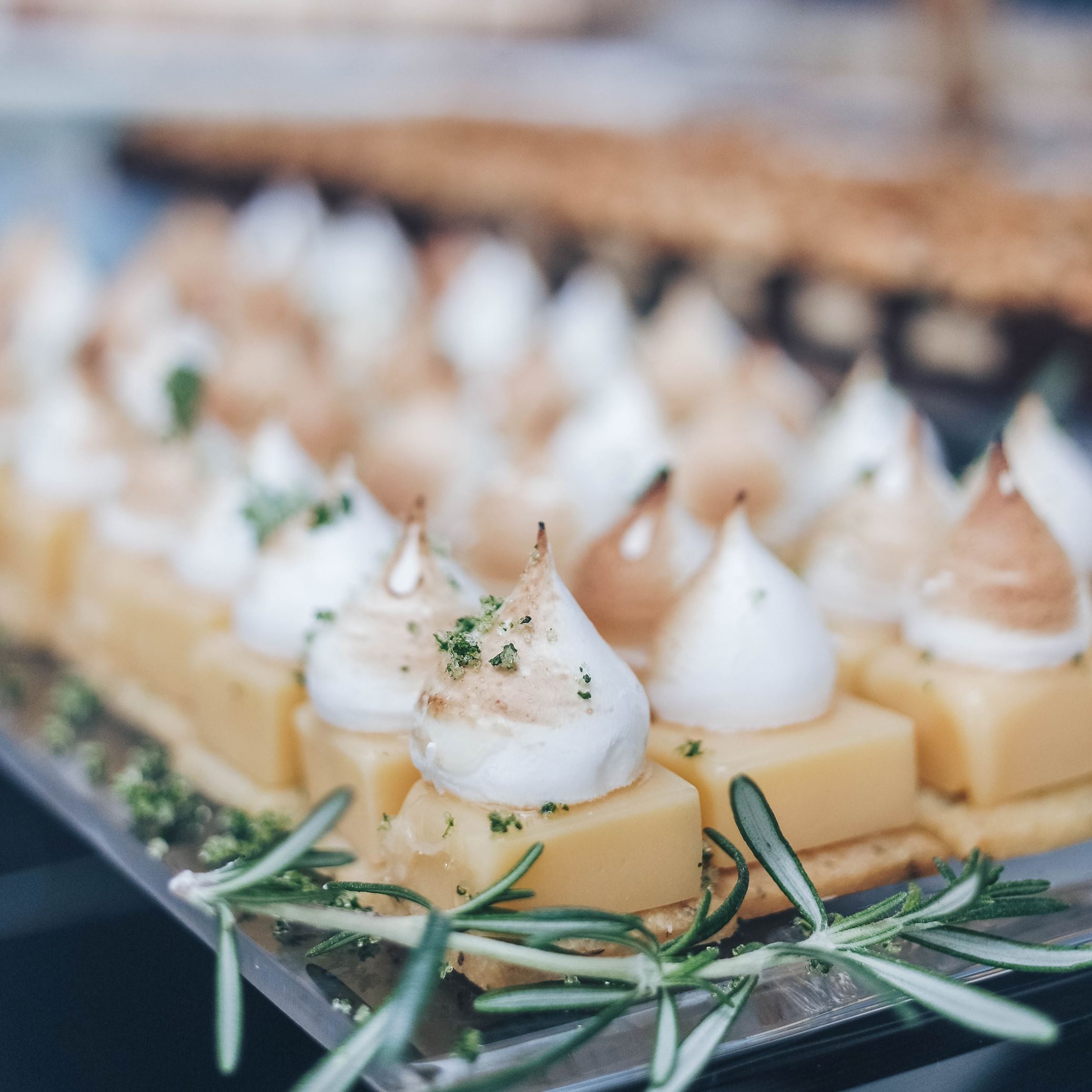 Lemon Rosemary Tartlets