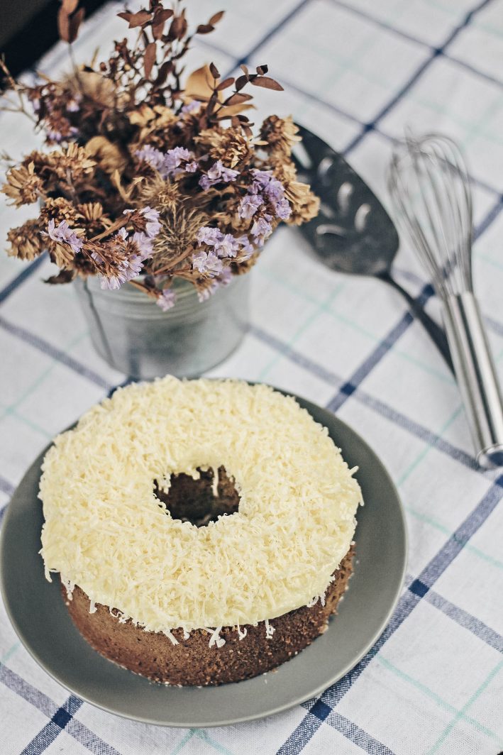 Jasmine Green Tea Chiffon Cake with Cheese TheZongHan