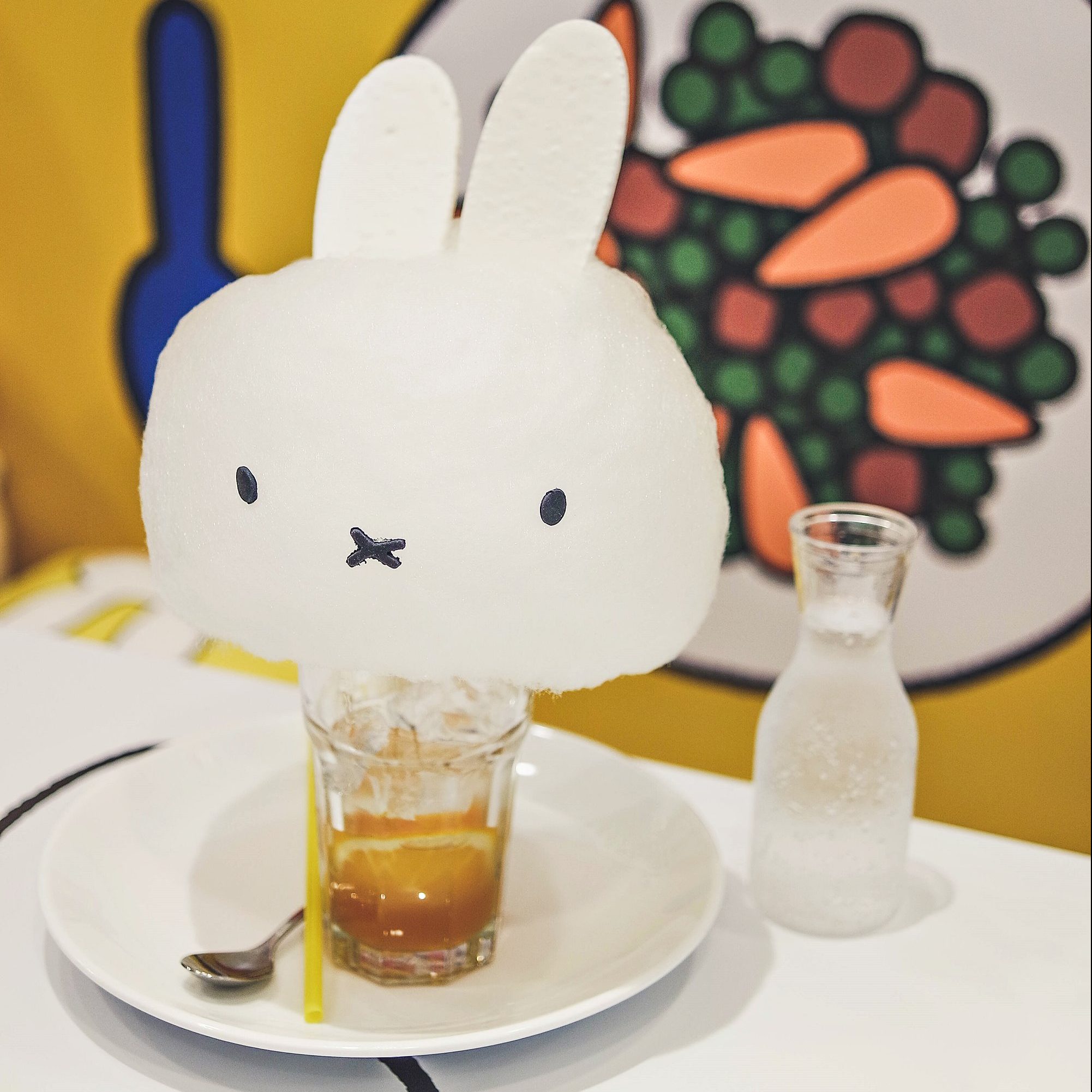 Miffy Original Orange Soda - Miffy Character Themed Cafe - Kumoya