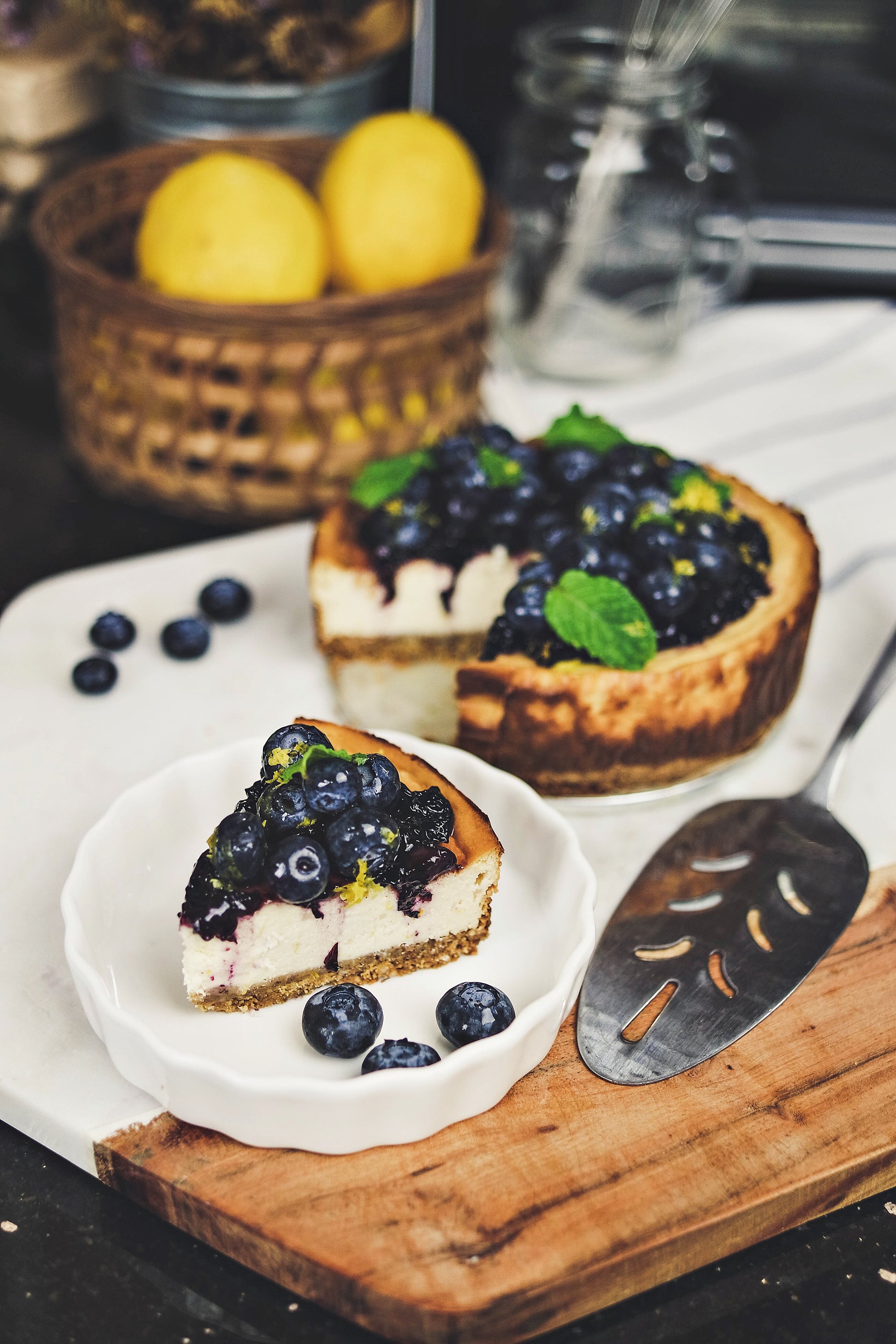 Honey Blueberry Cheesecake - Panasonic Cubie Oven