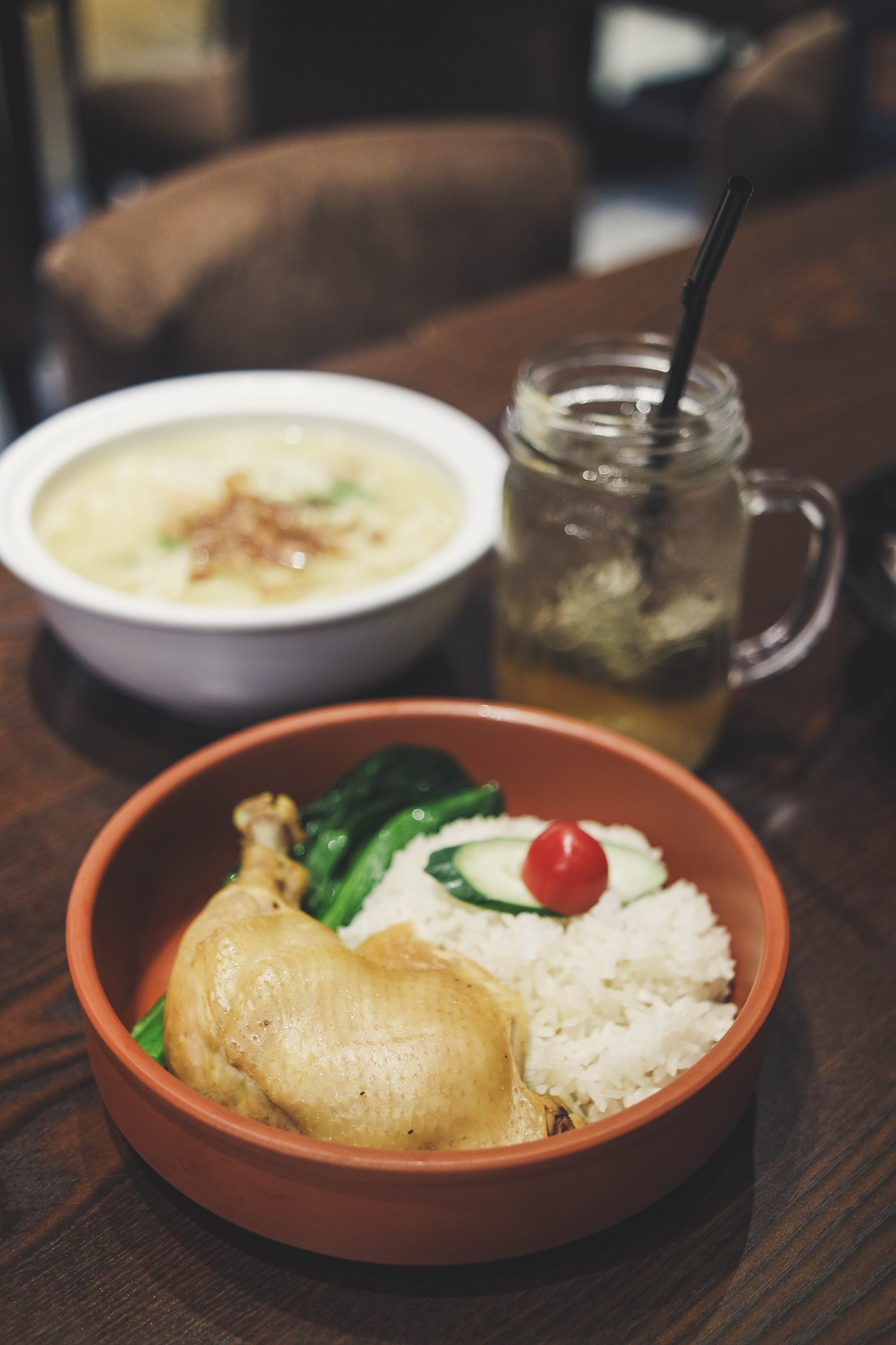 Hakka Salt Baked Chicken Rice - DejaBrew - Authentic Chinese Dialects Cuisine In One Roof