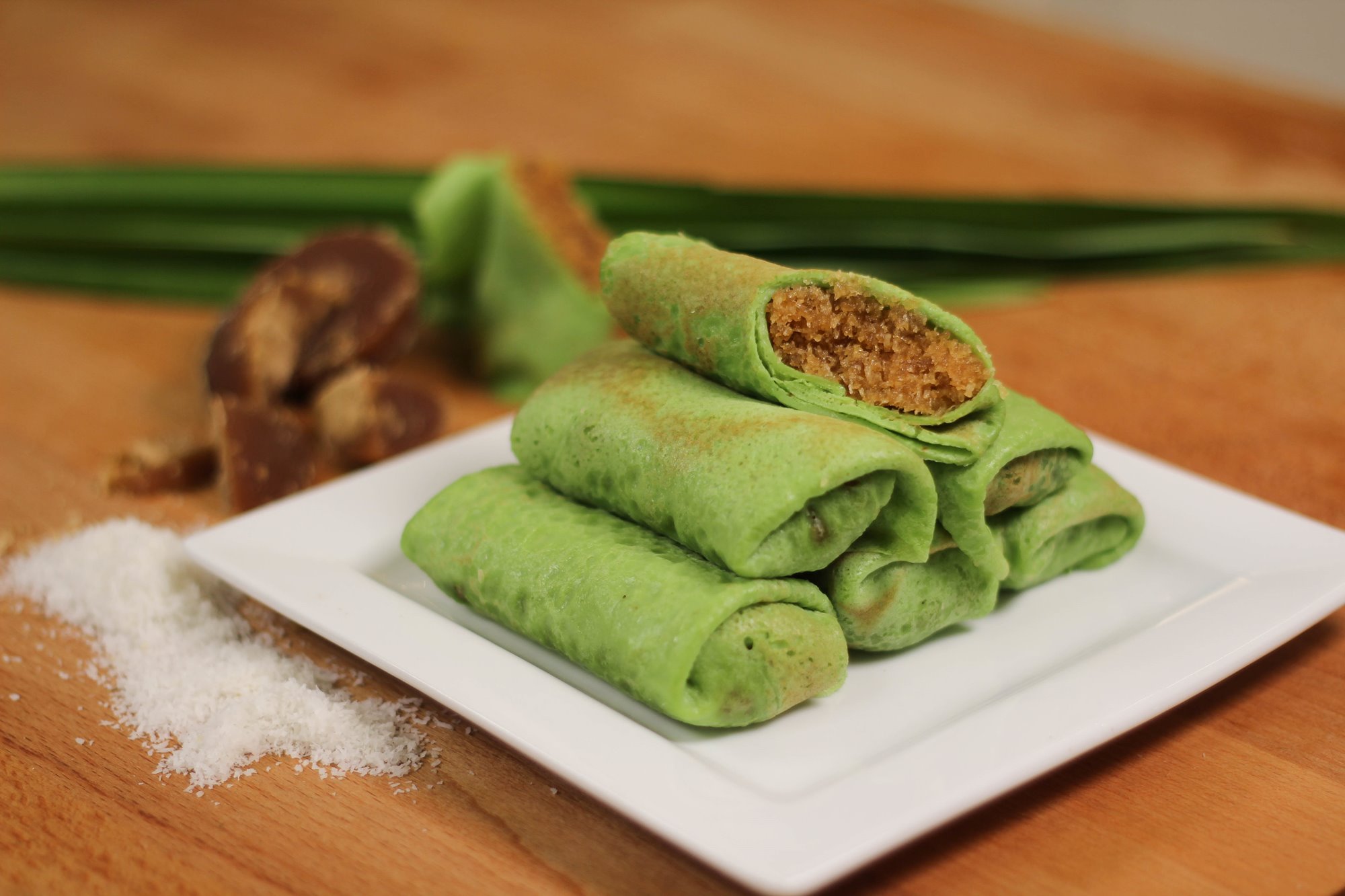 Kueh Dadar with Panasonic MX-V310 Blender