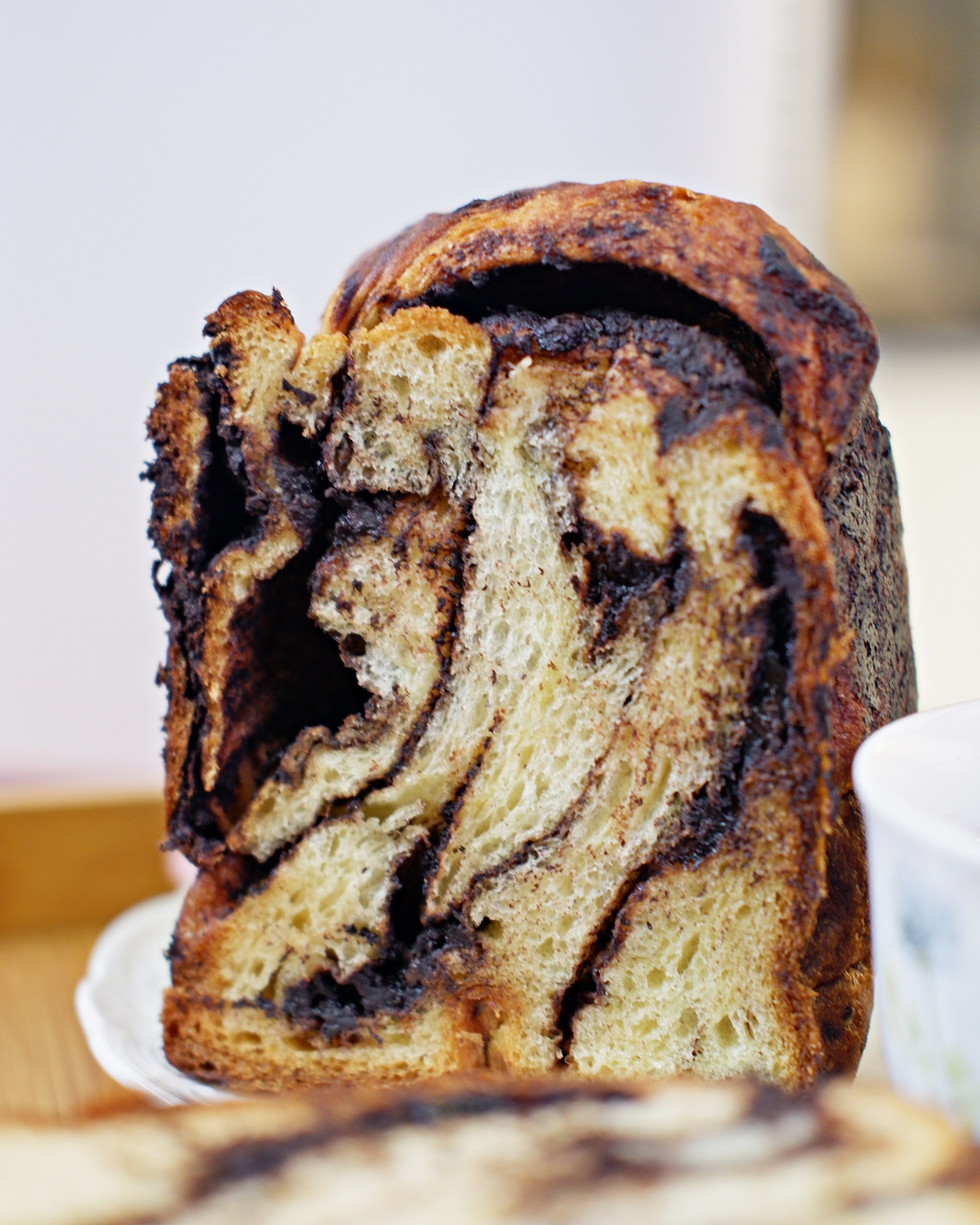 Chocolate Swirl Bread (Babka) with Panasonic Bread Maker SD-P104