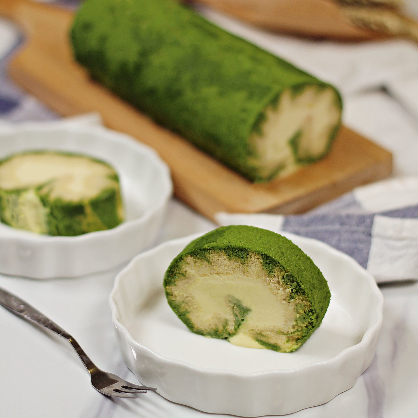 Matcha Hurricane Swiss Roll Recipe