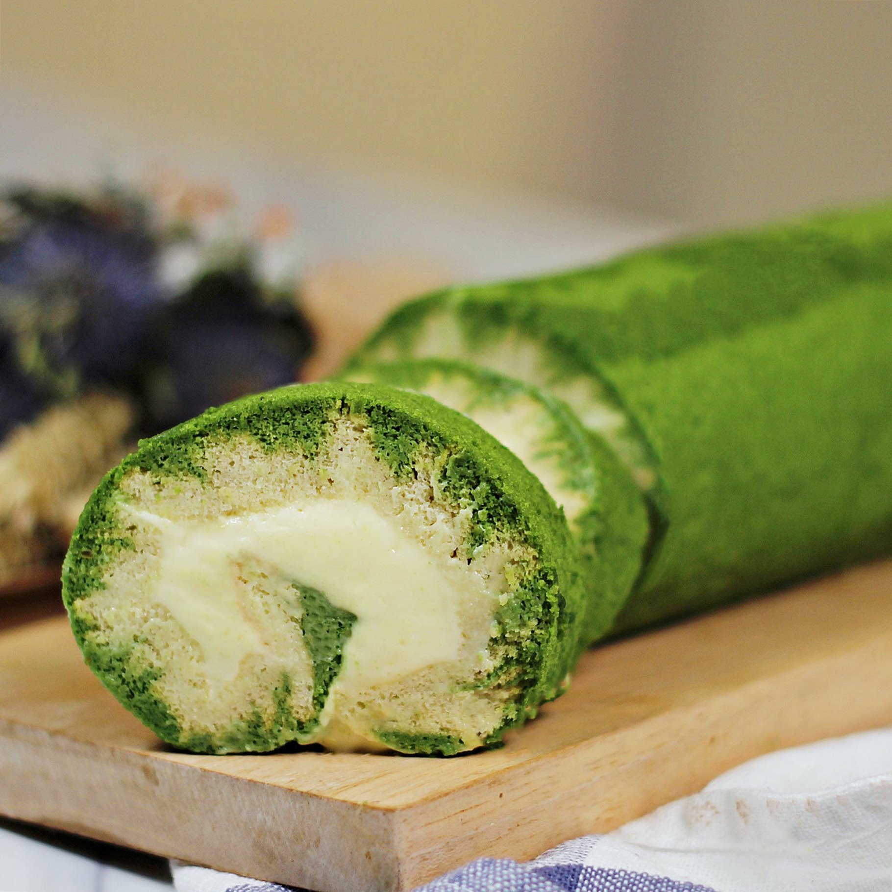 Matcha Hurricane Swiss Roll Recipe