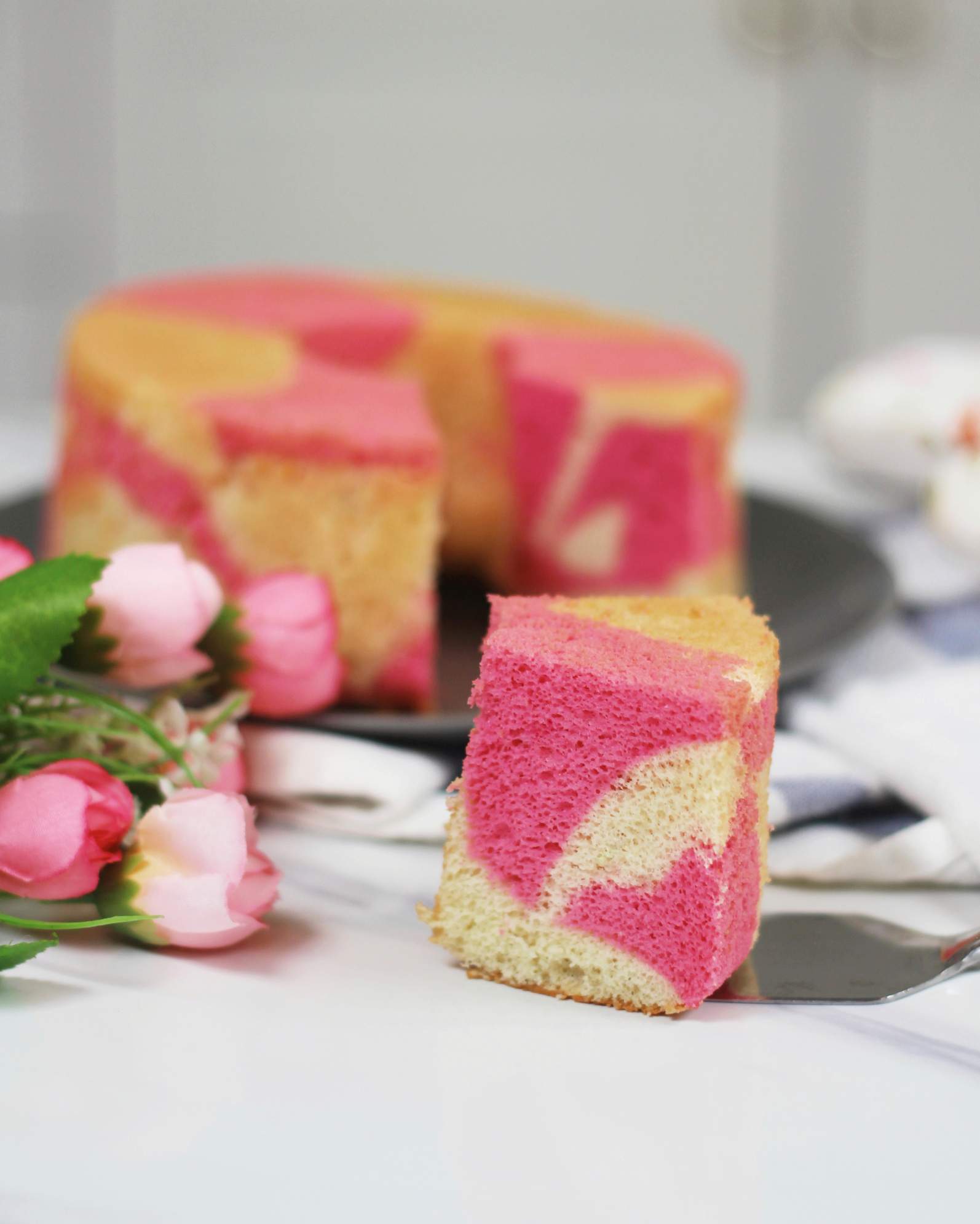 Chiffon Cake Rosa