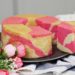 Two-tone Strawberry Chiffon Cake