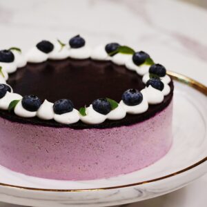 Blueberry Yogurt Cream Cake with Oregon and Washington Blueberries