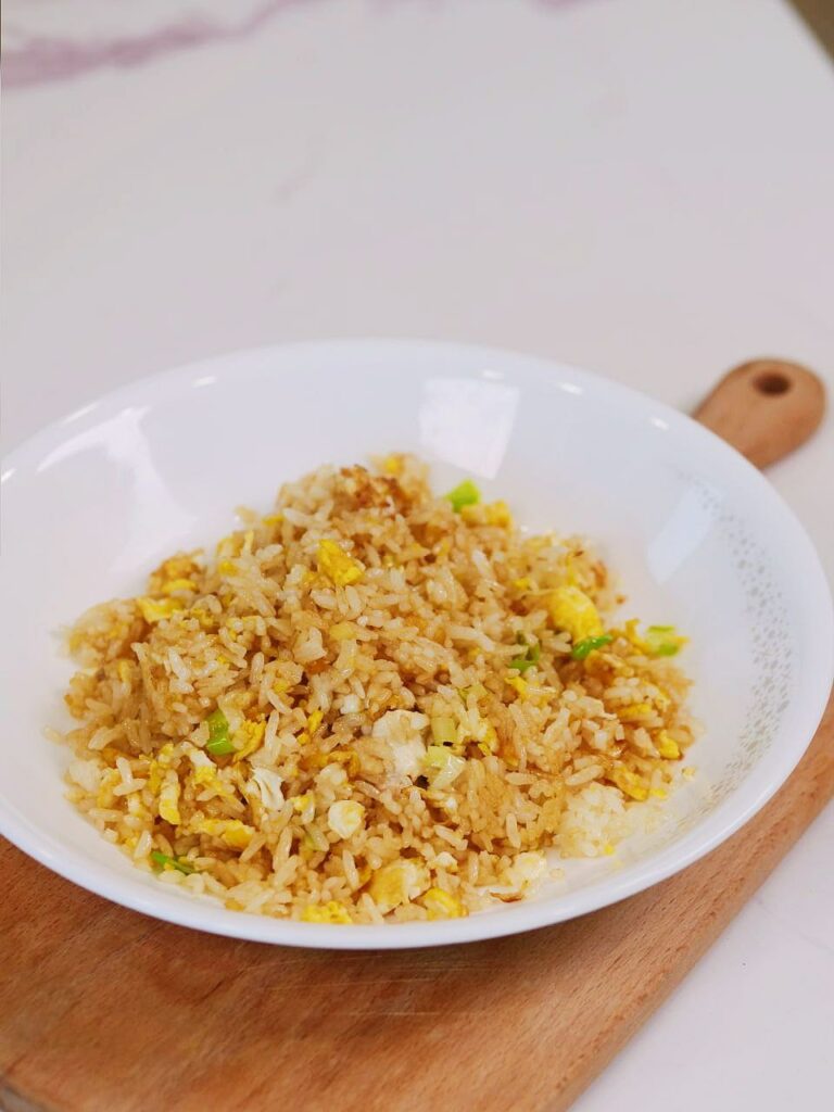 Sesame Oil Egg Fried Rice Recipe